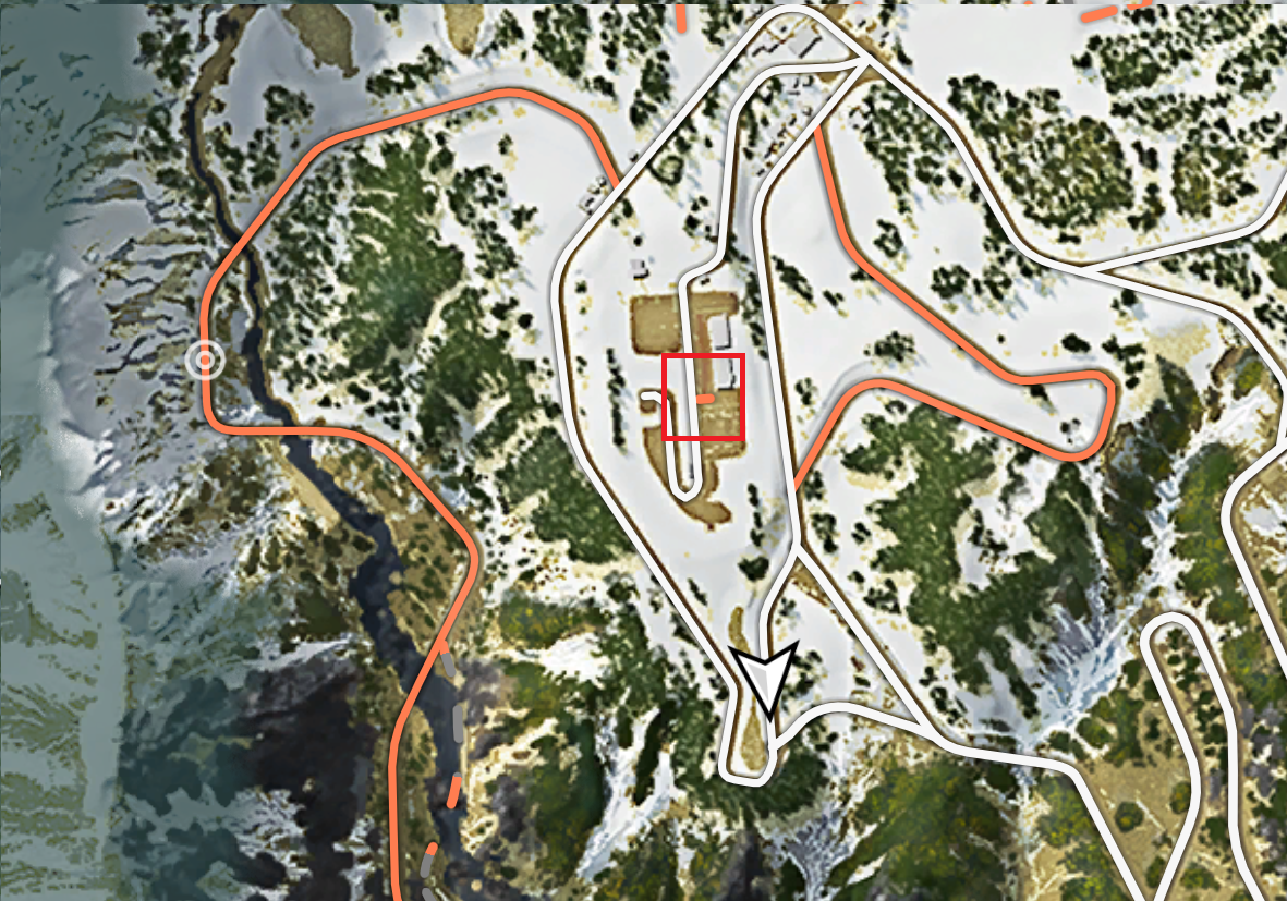 Capture de la carte de Forza Horizon 6 montrant la route facile à manquer 2 à l'ouest de la région de Sotoyama.