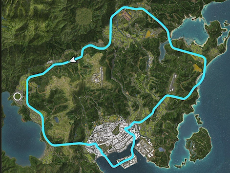 The Colossus track layout