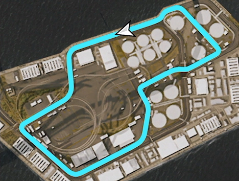 Daikoku Circuit track layout