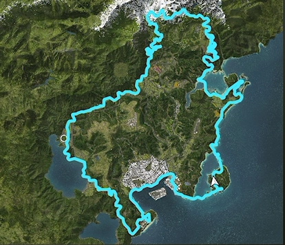 The Goliath track layout