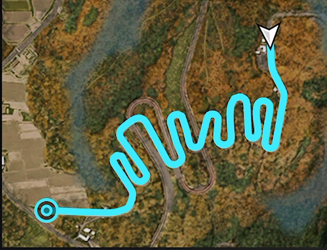 Hakone Nanamagari Touge Race track layout