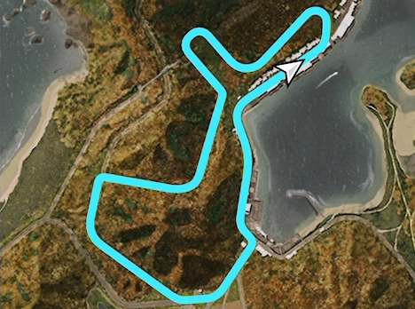 Ine Scramble track layout