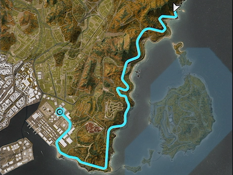 Ito Sprint track layout