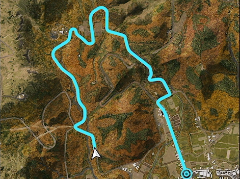 Kinkaku-ji Trail track layout