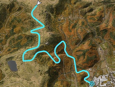 Matsumi Climb Street Race track layout