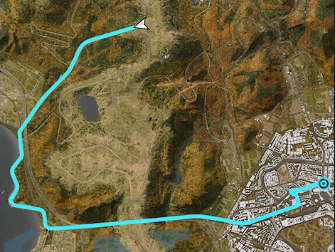 Mech My Day track layout
