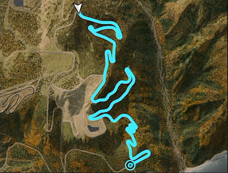 Mt. Haruna Touge Race track layout