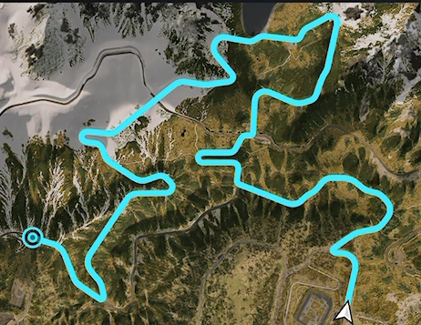 Nukabira Trail track layout