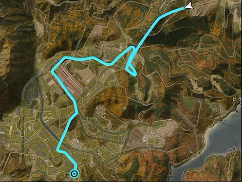 Soni Highlands Cross Country track layout