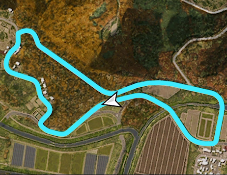 Sunflower Scramble track layout