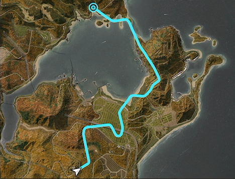 Wind Farm Cross Country track layout