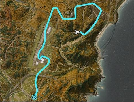 Yahikoyama Cross Country track layout